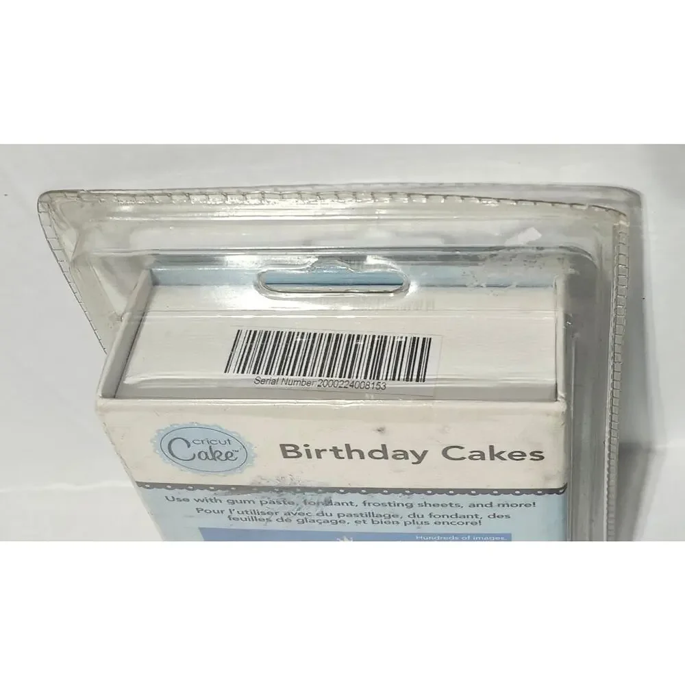 Cricut Cake Birthday Cakes Cartridge 2000224 New Sealed Retired